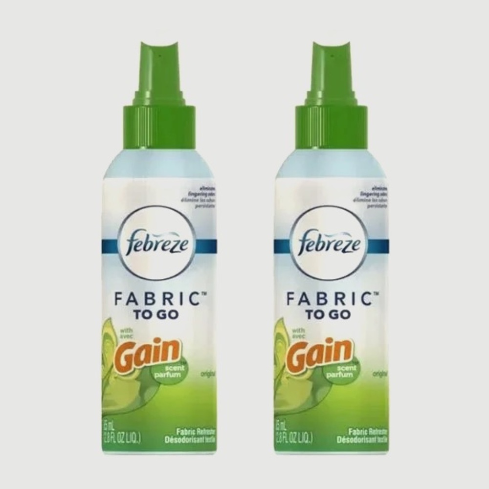 Febreze to Go Fabric Refresher with Gain Original Scent, 2.8-Ounce, (2)